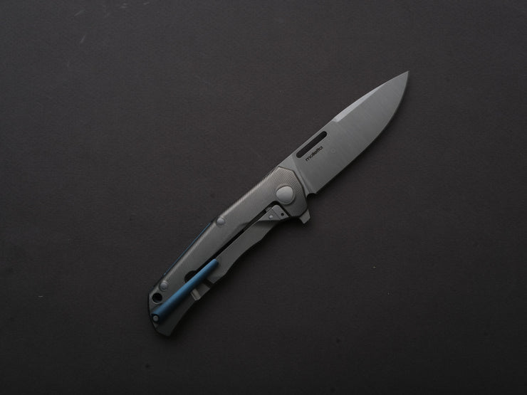 LionSTEEL - Folding Knife - Q4TTRO - Frame Lock - Magnacut - 84mm - Titanium