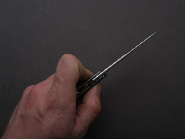 LionSTEEL - Folding Knife - Q4TTRO - Frame Lock - Magnacut - 84mm - Titanium