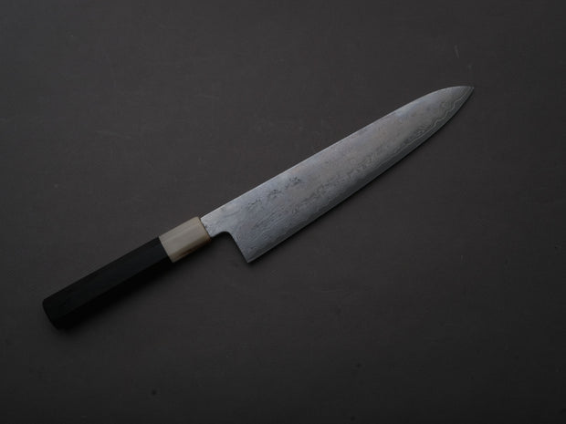 Sakai Kikumori - Seiun - VG10 - Damascus - Gyuto - 240mm - Ebony Handle