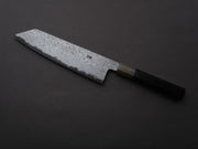 Sakai Kikumori - YOGIRI - Super Blue - Forced Patina - Kiritsuke Gyuto - 225mm - Ebony Handle