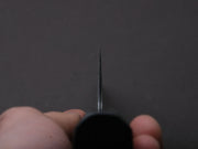 Sakai Kikumori - YOGIRI - Super Blue - Forced Patina - Kiritsuke Gyuto - 225mm - Ebony Handle