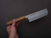Sakai Kikumori - TS10 - VG10 - Tsuchime - Nakiri - 165mm - Oak Handle