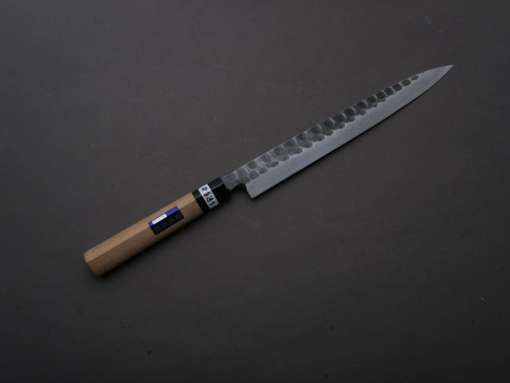 Hitohira - Blue #2 - Kurouchi - Yanagiba - 240mm - Poplar Handle