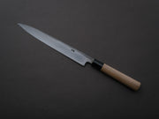Hitohira - Blue #2 - Kurouchi - Yanagiba - 240mm - Poplar Handle