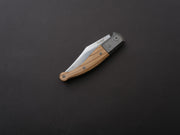 lionSTEEL - Folding Knife - GITANO - 85mm - Niolox - Slip Joint - Olive Wood Handle