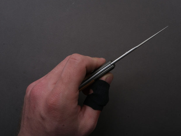 lionSTEEL - Folding Knife - GITANO - 85mm - Niolox - Slip Joint - Olive Wood Handle