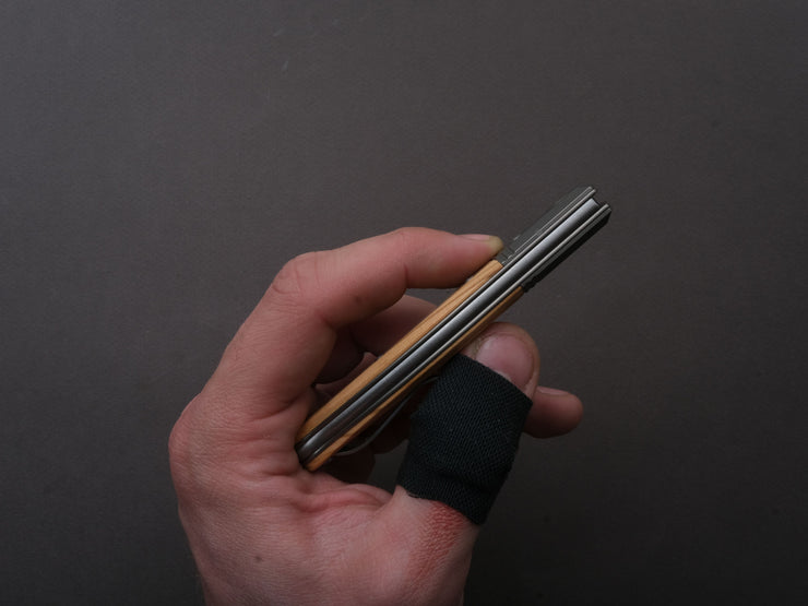 lionSTEEL - Folding Knife - GITANO - 85mm - Niolox - Slip Joint - Olive Wood Handle