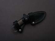 lionSTEEL - Fixed Blade - H2 - M390 - 75mm - Green Micarda - Kydex Sheath