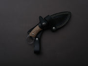 lionSTEEL - Fixed Blade - H2 - M390 - 75mm - Natural Micarda - Kydex Sheath