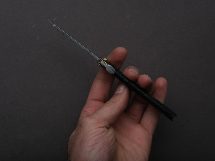 Higonokami - Folding Knife - VG10 - Large - Leather/Brass Handle