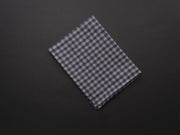 Fog Linen - Linen Kitchen Cloth - "Simone" - Purple + Beige Check