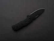 lionSTEEL - SOLID Folding Knife - TM1 - 90mm - Sleipner - Lock Back - Black Micarta - Mil Spec