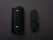 lionSTEEL - SOLID Folding Knife - TM1 - 90mm - Sleipner - Lock Back - Black Micarta - Mil Spec