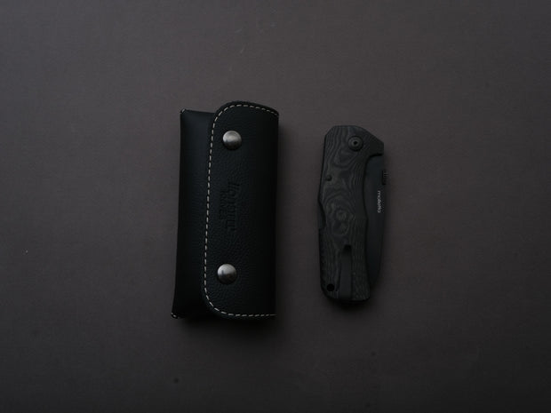 lionSTEEL - SOLID Folding Knife - TM1 - 90mm - Sleipner - Lock Back - Black Micarta - Mil Spec