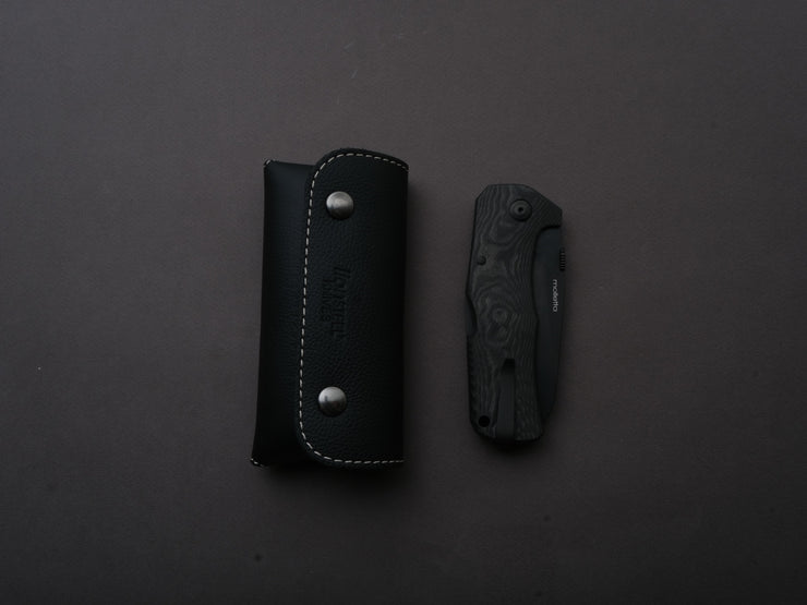 lionSTEEL - SOLID Folding Knife - TM1 - 90mm - Sleipner - Lock Back - Black Micarta - Mil Spec