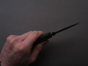 lionSTEEL - SOLID Folding Knife - TM1 - 90mm - Sleipner - Lock Back - Black Micarta - Mil Spec