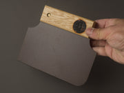 Netherton Foundry - Black Iron Dough Cutter - Oak Wood Handle