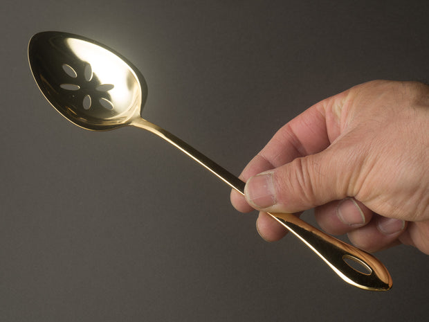 Gestura - 00 Gold - Utility Slotted Spoon - Table Spoon