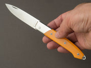 D. Ponson - Bitorsd - Folding Knife - Orange G10 w/ Metal Bolster