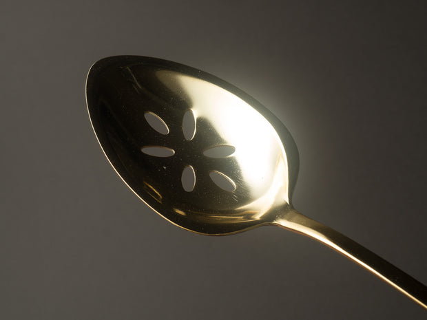 Gestura - 00 Gold - Utility Slotted Spoon - Table Spoon