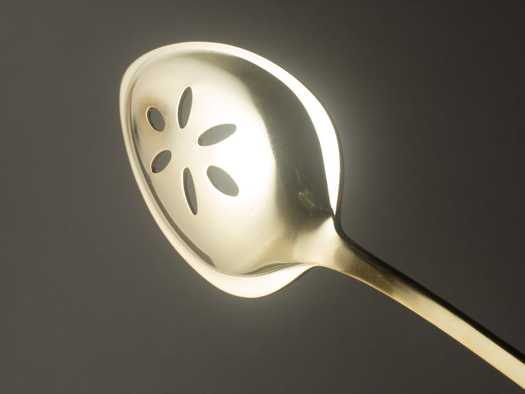Gestura - 00 Gold - Utility Slotted Spoon - Table Spoon