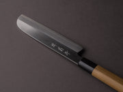 Sakai Kikumori - Ginsan - 180mm Kamegata Usuba - Ho Wood Handle - Saya