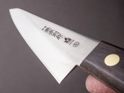 Kanehide - Bessaku - Stainless Steel -  Left Handed - 150mm Honesuki Kaku - Wood Handle