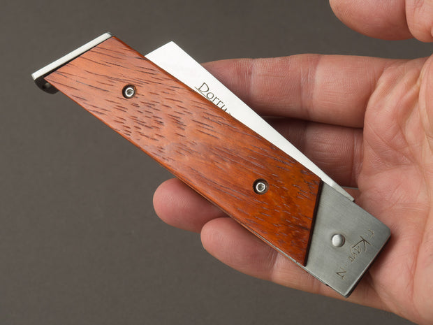 Neptunia - Folding Knife - Dorry - Slip Joint - 75mm - 12C27 -  Padauk Handle