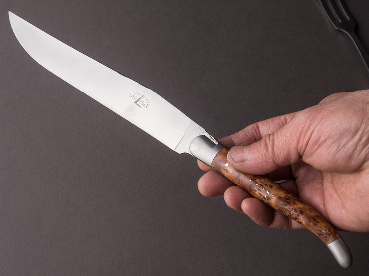 Laguiole Bread Knife Juniper wood with serrated blade