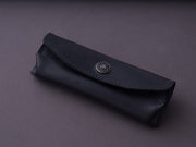 Capdebarthes Provencal - 130mm Belt Knife Pouch - Black Leather