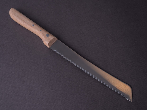 Windmühlenmesser - Bread Saw - Stainless - 190mm - Copper & Beechwood Handle