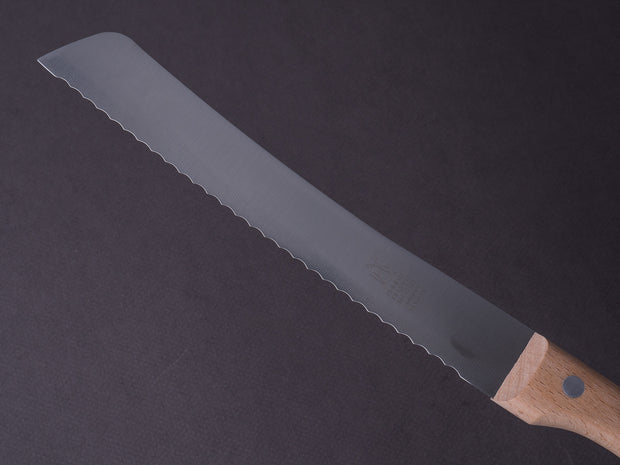 Windmühlenmesser - Bread Saw - Stainless - 190mm - Copper & Beechwood Handle