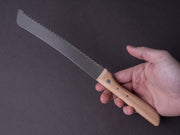 Windmühlenmesser - 190mm Bread Saw - Stainless - Copper & Beechwood Handle