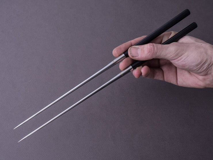 Hitohira - Chopsticks - Moribashi - 180mm - Rounded Pakka