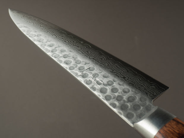 Hitohira - HG - Tsuchime Damascus - 140mm Petty - Western Handle