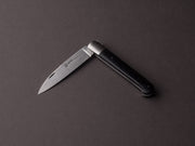 Laguiole en Aubrac - Folding Knife - Slip Joint - Sauveterre - 85mm - Ebony - Bolster