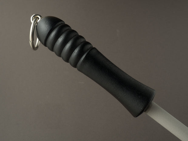 Idahone 12" Coarse Grit Ceramic Honing Rod - Black Wood Handle - B Grade