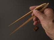 Komon -  Mr. Wakatsuki - Susudake Chopsticks - 24cm - Kiri Box and Rest Included