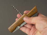Perceval - Folding/Pocket Knife - Vendredi - Palo Santo Handle w/ Wine Key