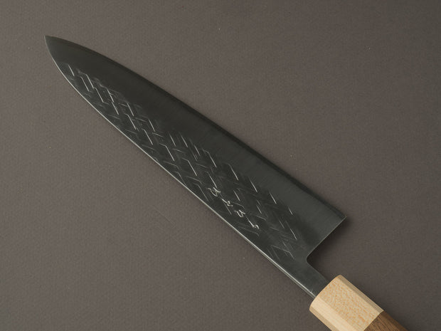 Hitohira - TD - SLD - Tsuchime - 210mm - Gyuto - Walnut Handle