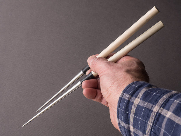 Hitohira - Moribashi Chopsticks - 120mm Round Ho Wood