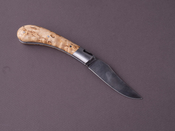 Fontenille-Pataud  - Capuchadou - 100mm Folding - Spring System - Stabilized Birch Handle