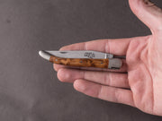 Forge De Laguiole - 90mm Folding Knife - Spring System - Thuya Handle and Satin Finish