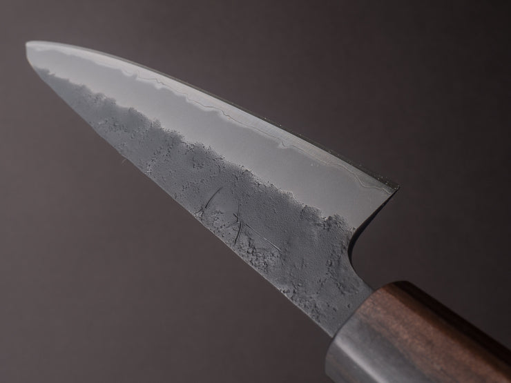 Hitohira - Futana - Super Blue - Kurouchi Tsuchime - 150mm Petty - Cherry Handle