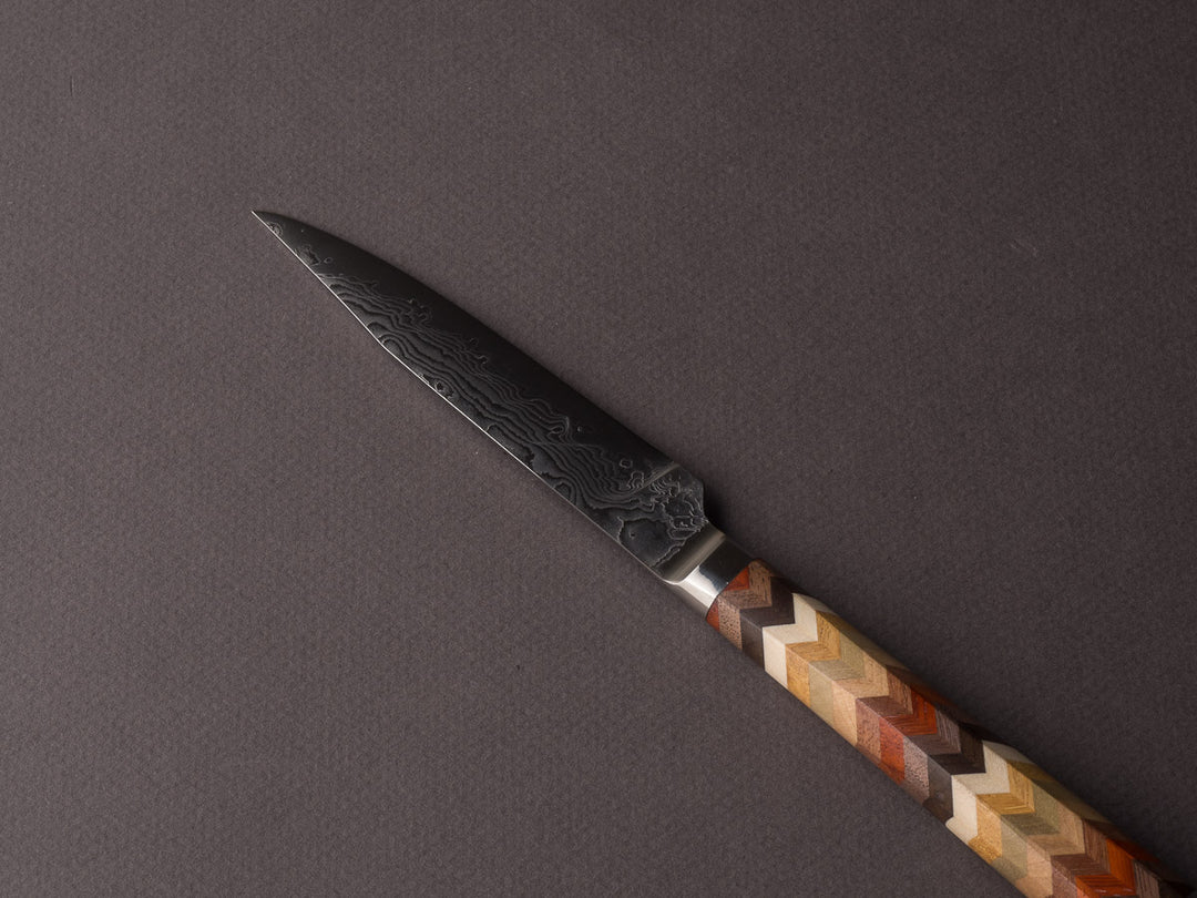 Ryusen - YOSEGI SK06 Yabane Special - SG2 Damascus - 100mm Utility