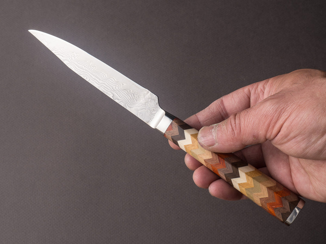 Ryusen - YOSEGI SK06 Yabane Special - SG2 Damascus - 100mm Utility