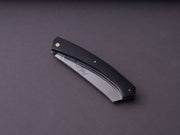 Teymen - Fuji - 100mm Folding Knife - Ebony Handle