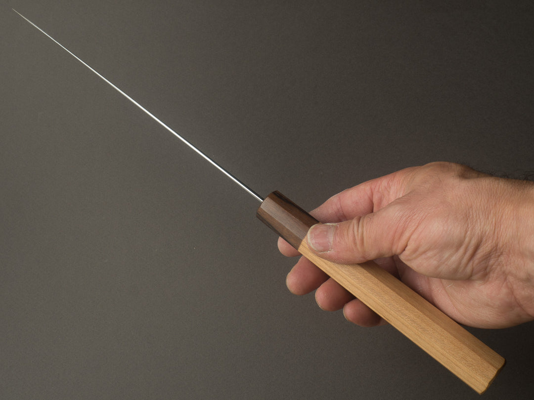 Hitohira - Kikuchiyo x Kyuzo - White #2 - Migaki - 210mm Gyuto - Cherr –  Strata