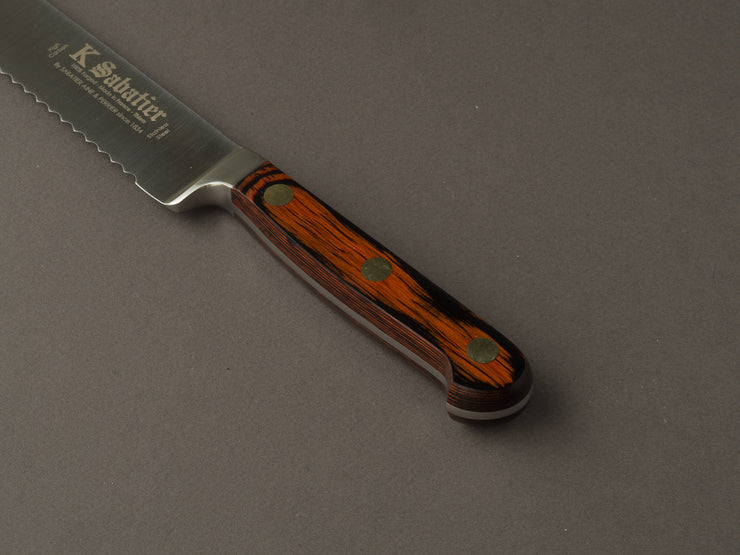 K Sabatier - Auvergne - Stainless - 9" Bread Knife - Western Corol Handle