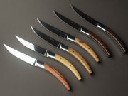 Goyon-Chazeau - Styl'ver - Steak/Table Knives - Mixed Wood Handle - Set of 6